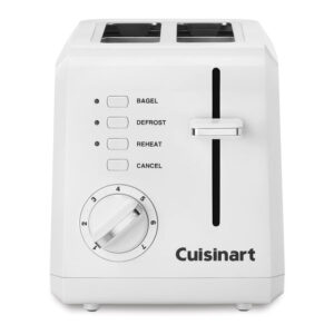 2-Slice Toaster, Compact, White, CPT-122