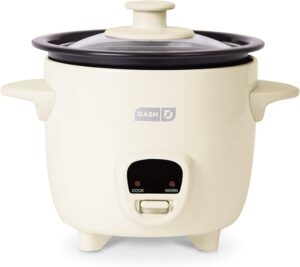 Dash Mini Rice Cooker Steamer with Removable Nonstick Pot